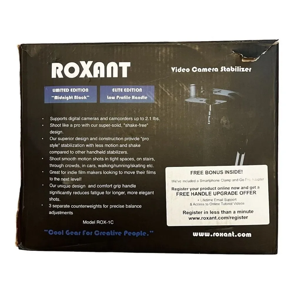 The Official‎ Roxant Pro Video Camera Stabilizer Limited Edition